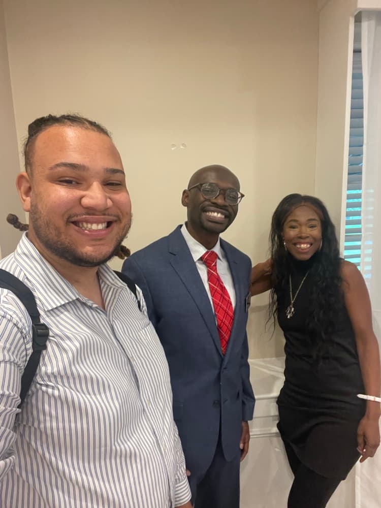 Dr. Jeff Bullock at a PRISM AI speaking event